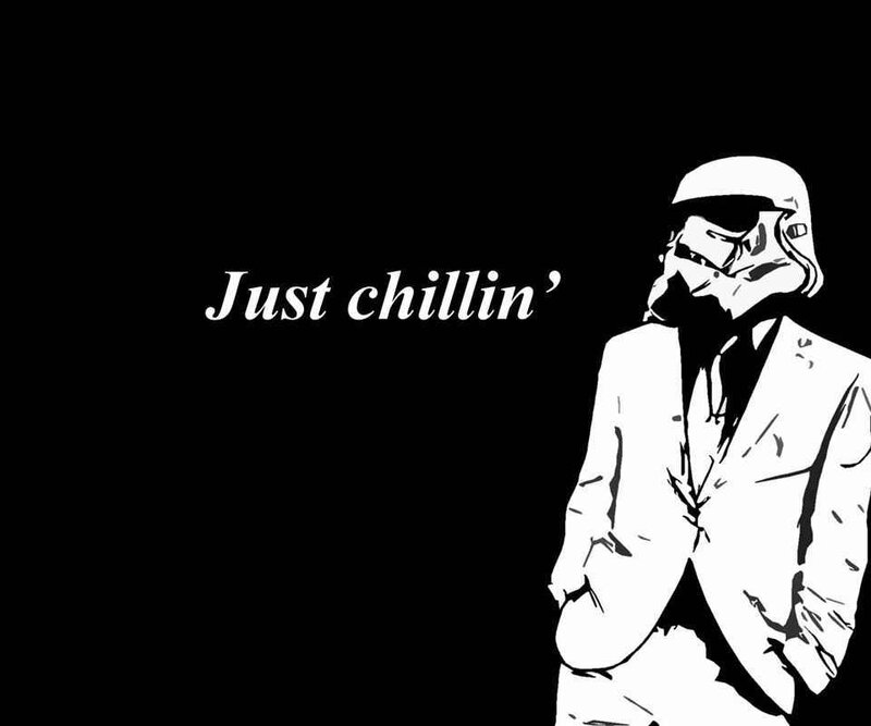 Stormtrooper in Suit — Black, Chill
