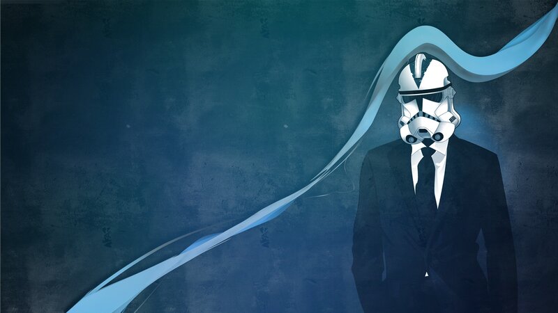 Stormtrooper in Suit — Blue