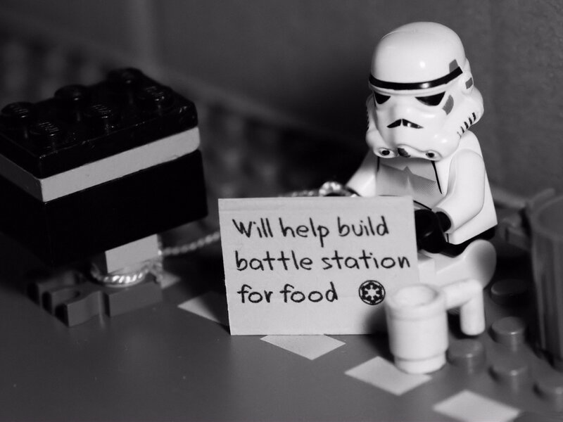 Stormtrooper Minifigure — Black