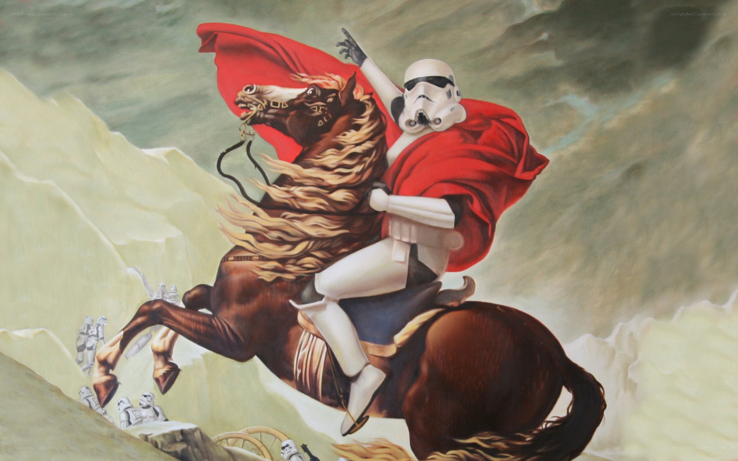 Stormtrooper on a horse