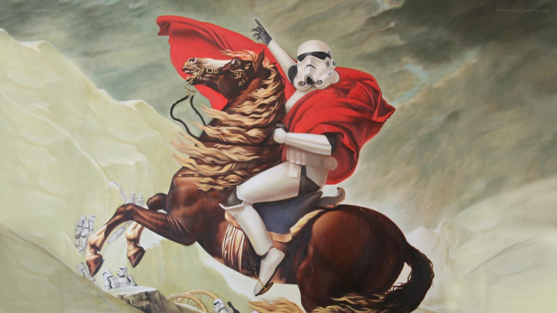 Stormtrooper on a horse