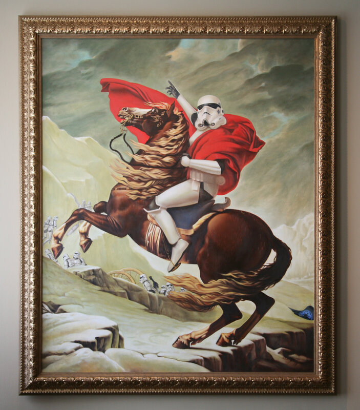 Stormtrooper on horseback