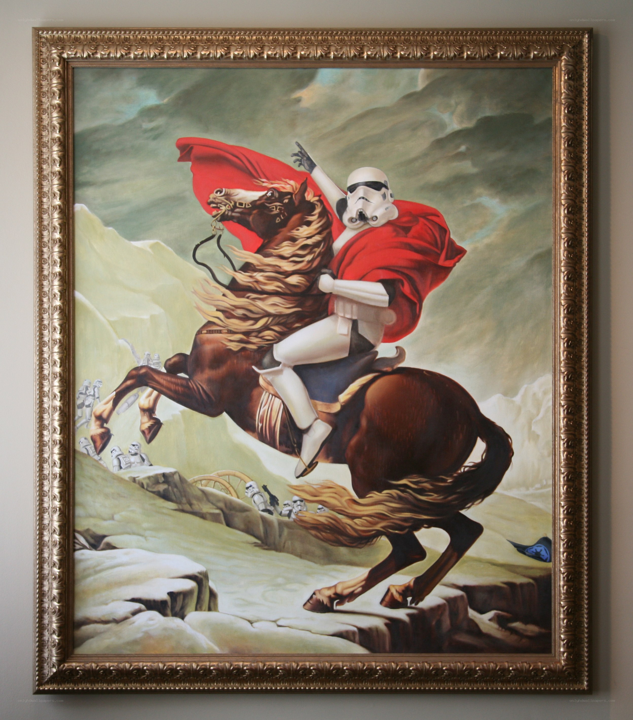 Stormtrooper on horseback