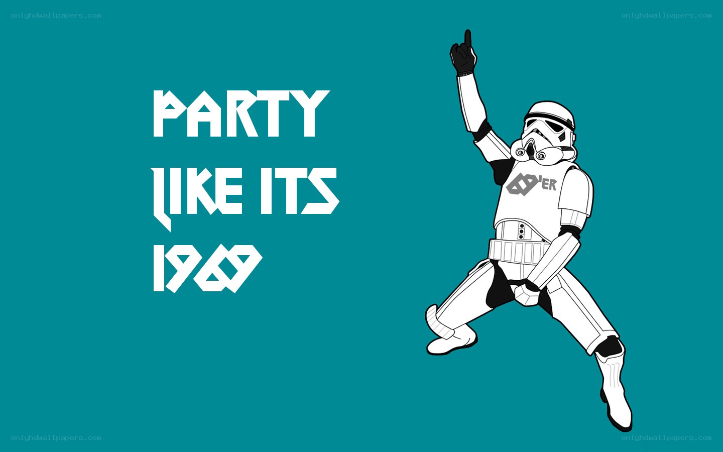 stormtrooper party poster