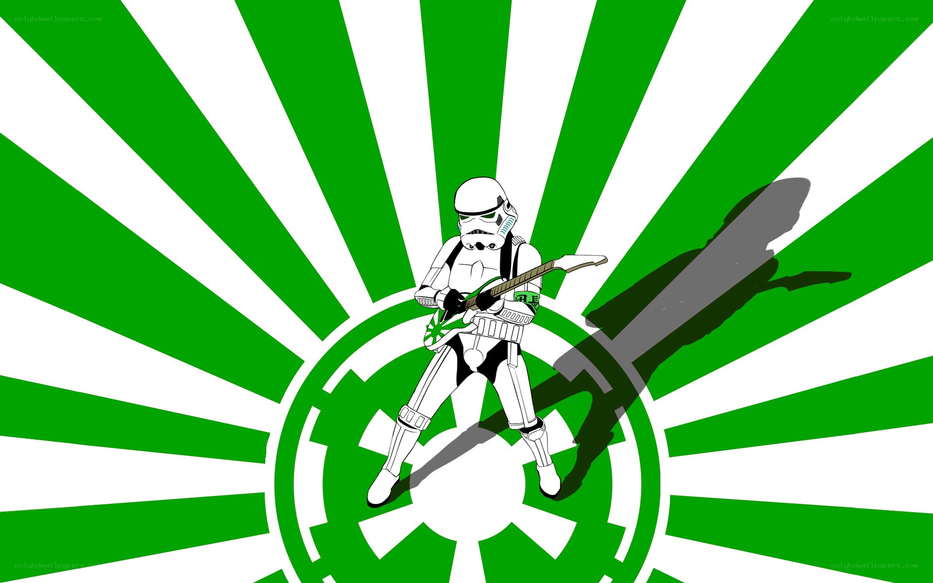 Stormtrooper playing guitar