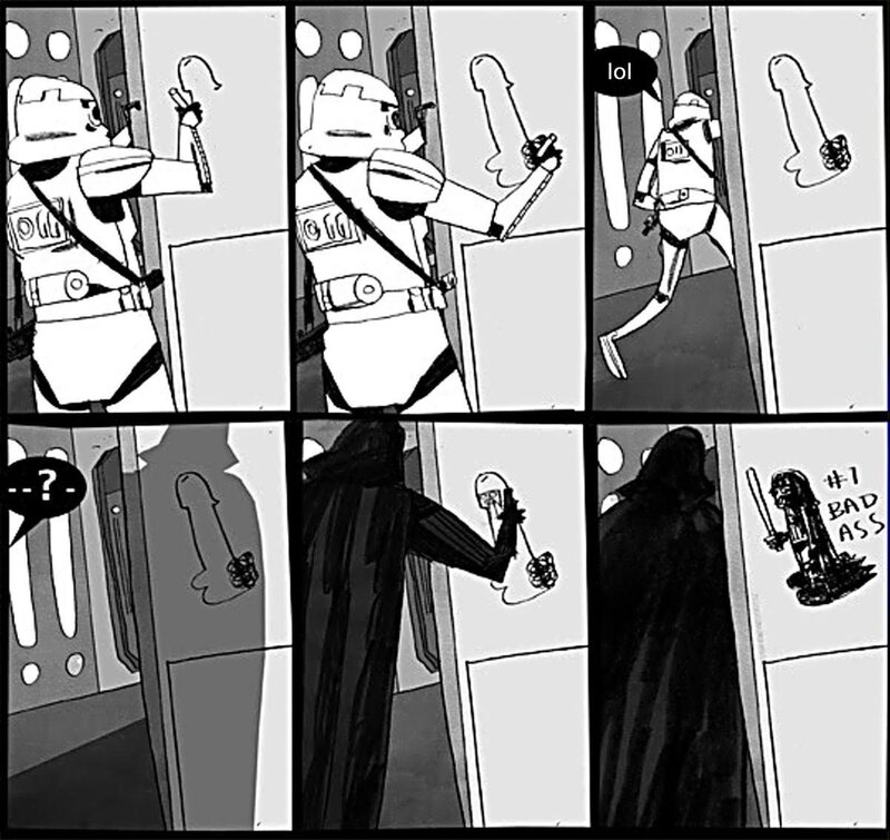 stormtrooper prank comic
