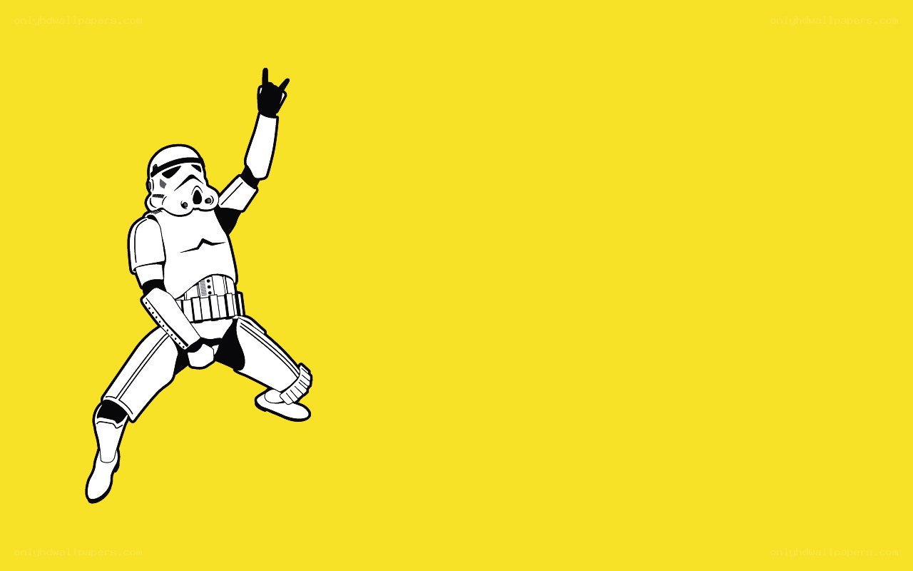Stormtrooper rock gesture