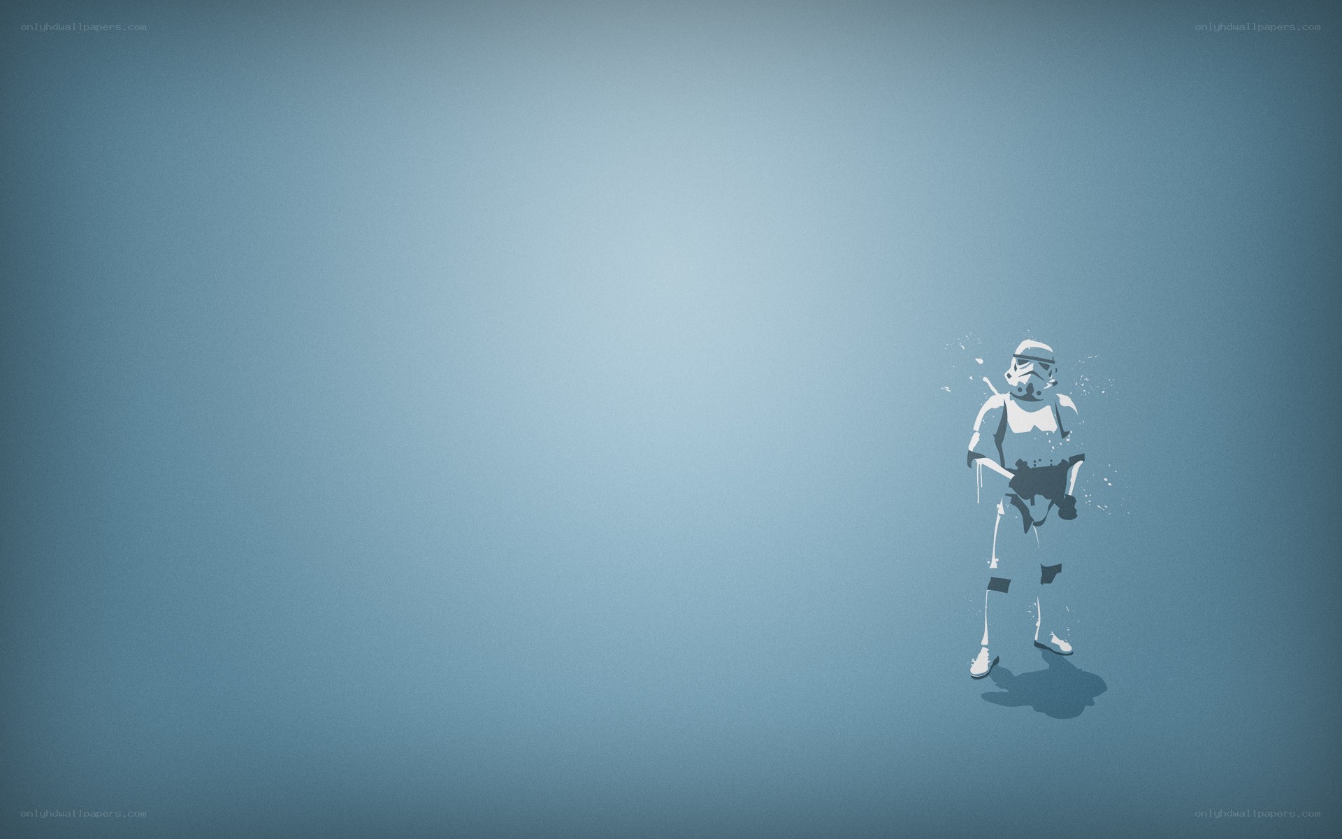 Stormtrooper silhouette art