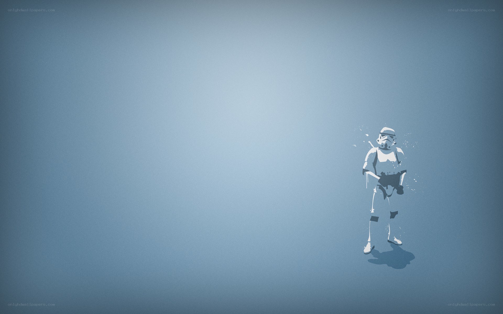 Stormtrooper silhouette art