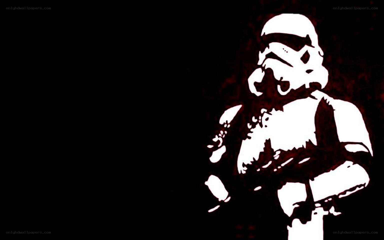 Stormtrooper silhouette art