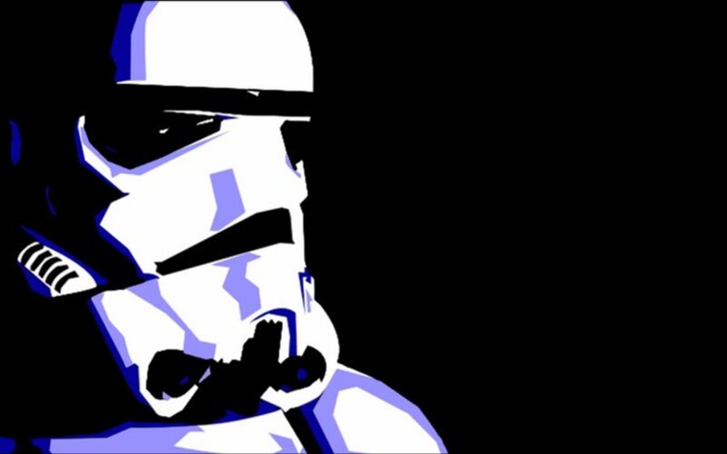 stormtrooper silhouette art
