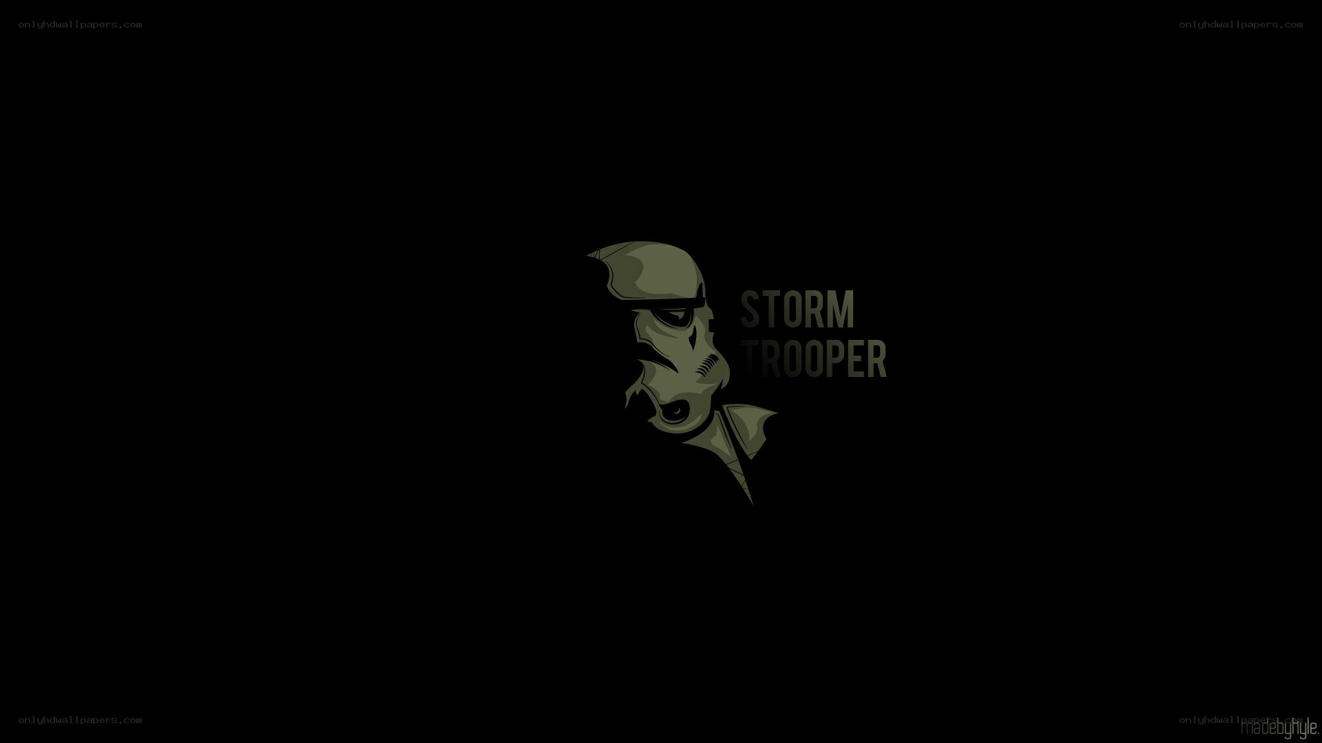 Stormtrooper silhouette logo