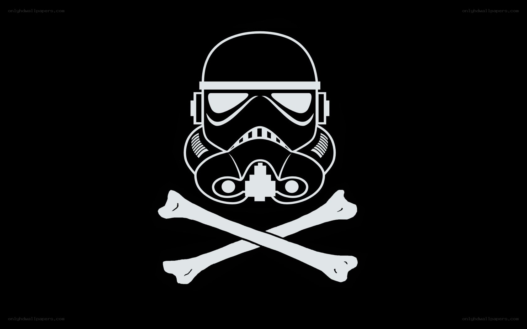 Stormtrooper skull and crossbones
