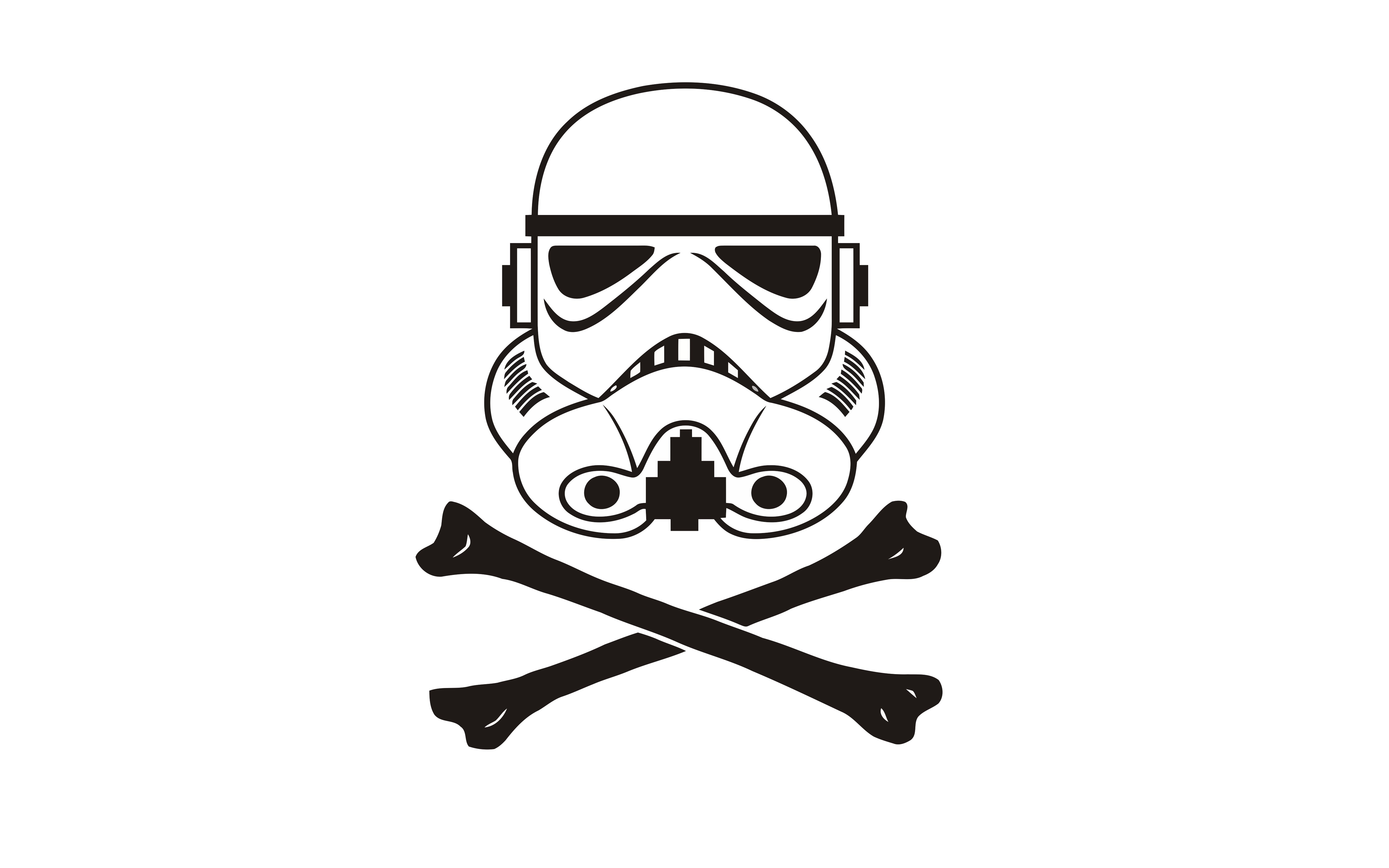 Stormtrooper skull and crossbones