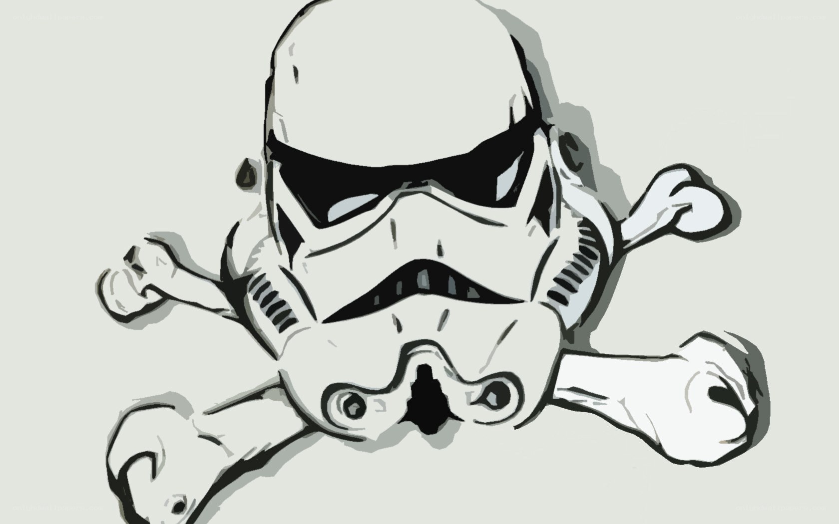 Stormtrooper skull and crossbones