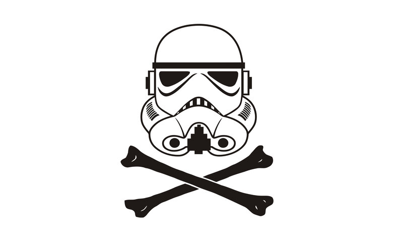 Stormtrooper Skull — Black