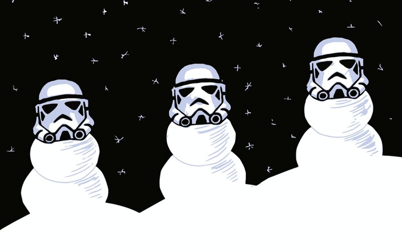 Stormtrooper snowmen