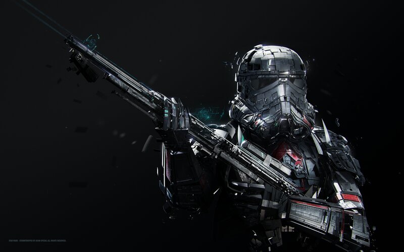 Stormtrooper Soldier — Black, Dramatic