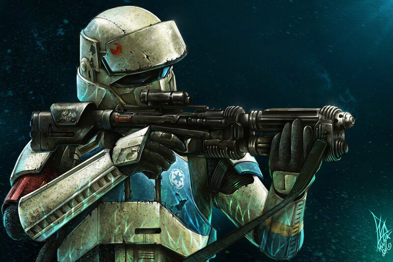 Stormtrooper Soldier — Blue