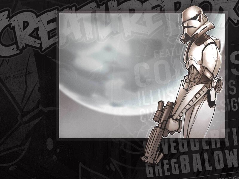 Stormtrooper Soldier — Gray, Dramatic