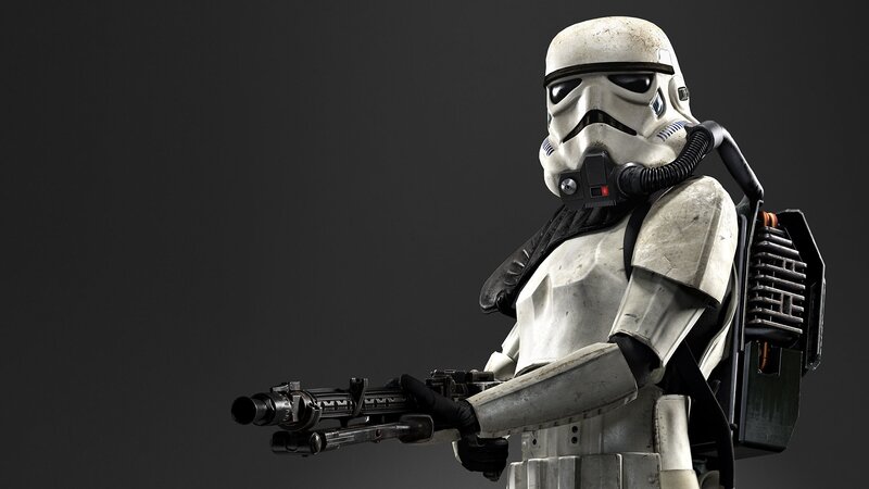 Stormtrooper Soldier — White, Dramatic, 3d Render