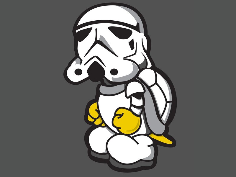 Stormtrooper Turtle — White