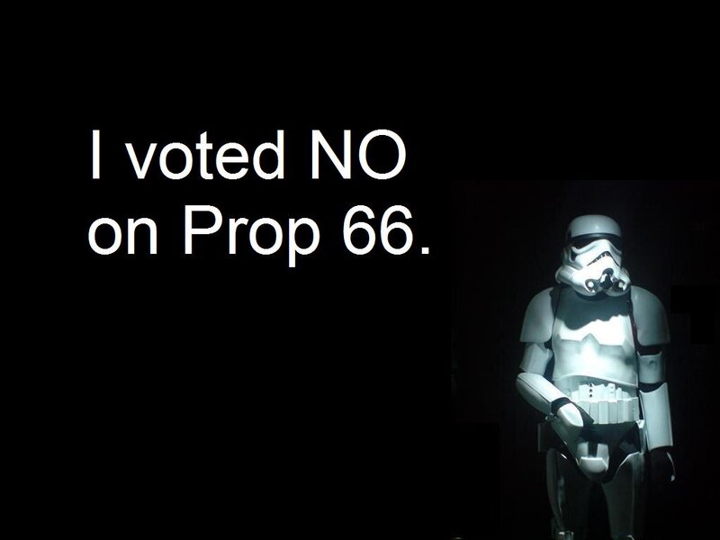 Stormtrooper voting no