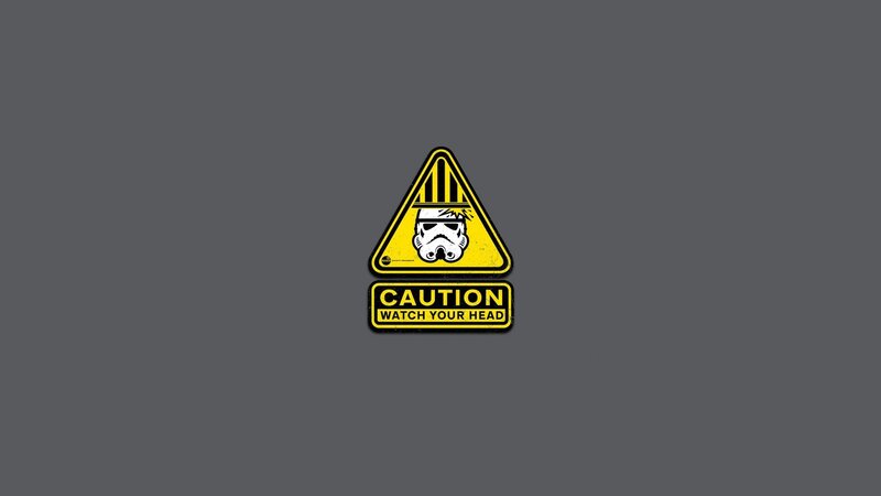 Stormtrooper Warning Sign