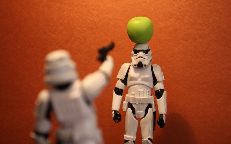 Stormtrooper with Apple