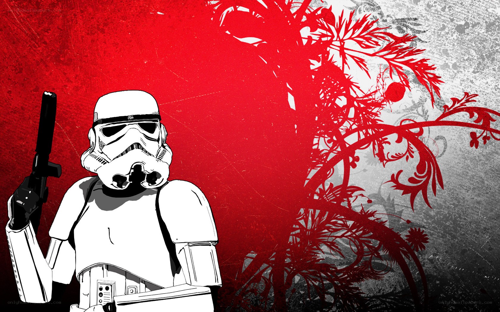 Stormtrooper with blaster