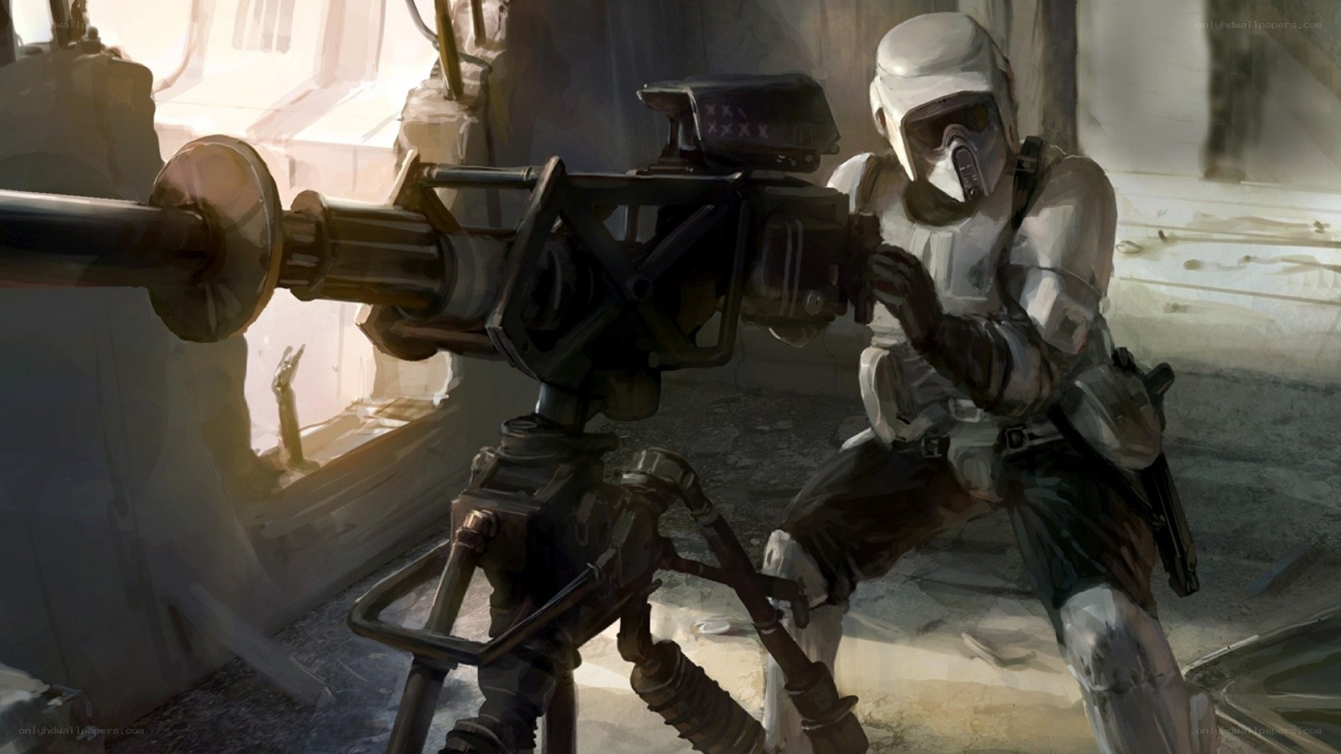 Stormtrooper with heavy weapon