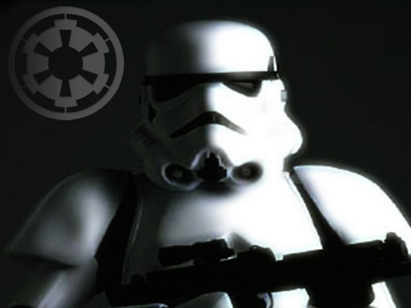 Stormtrooper with Imperial emblem