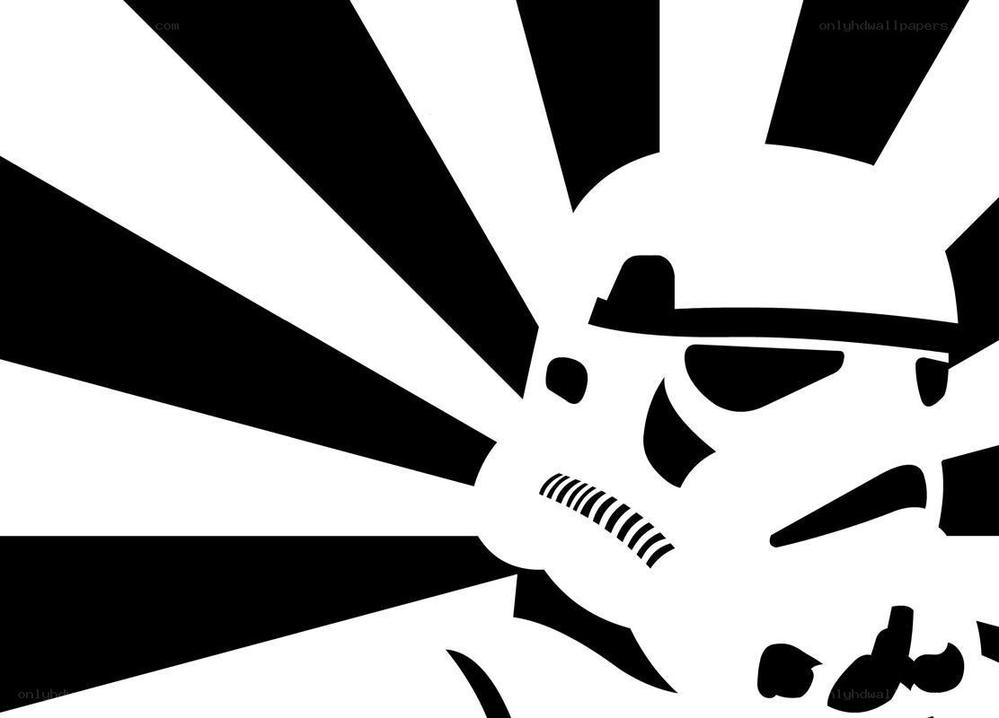 Stormtrooper with sunburst design