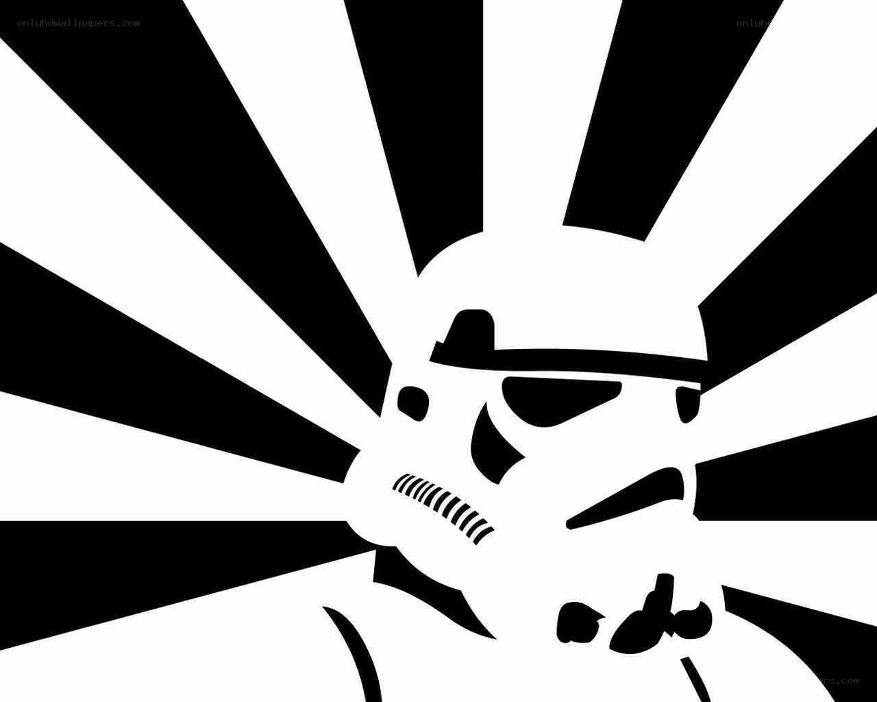Stormtrooper with sunburst design