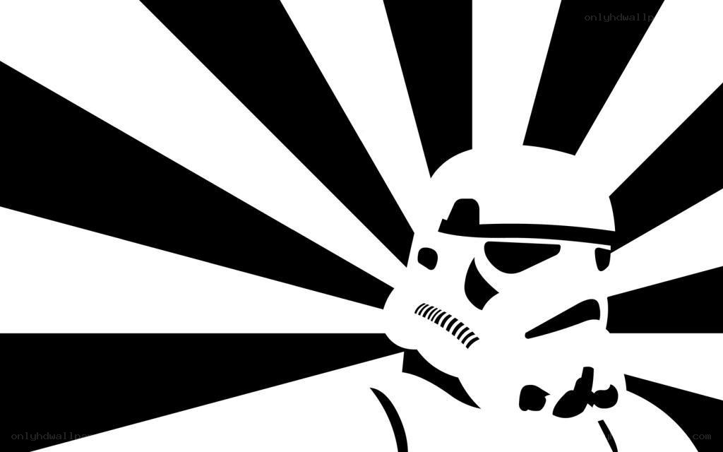 Stormtrooper with sunburst design