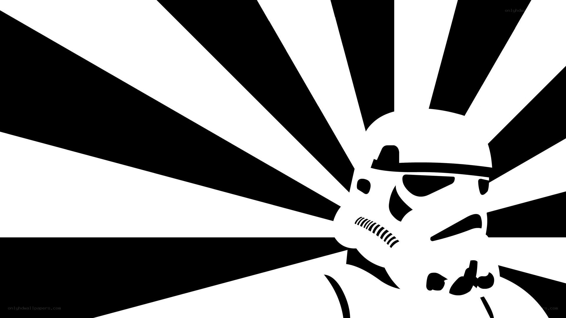 Stormtrooper with sunburst design