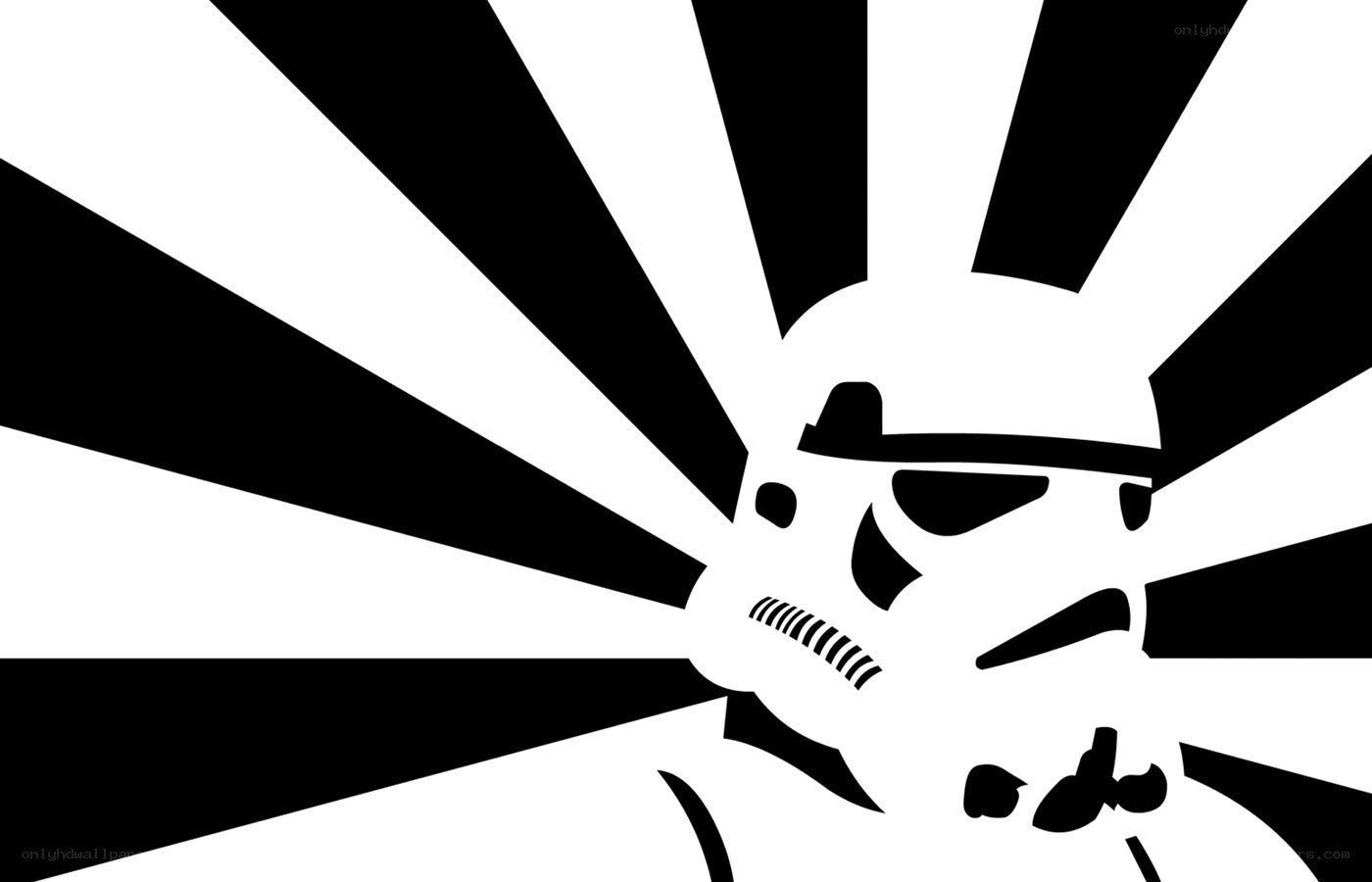 Stormtrooper with sunburst design