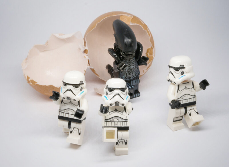 Stormtroopers and Alien