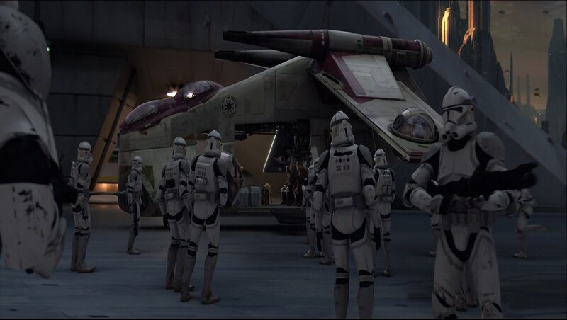 Stormtroopers Around Starship
