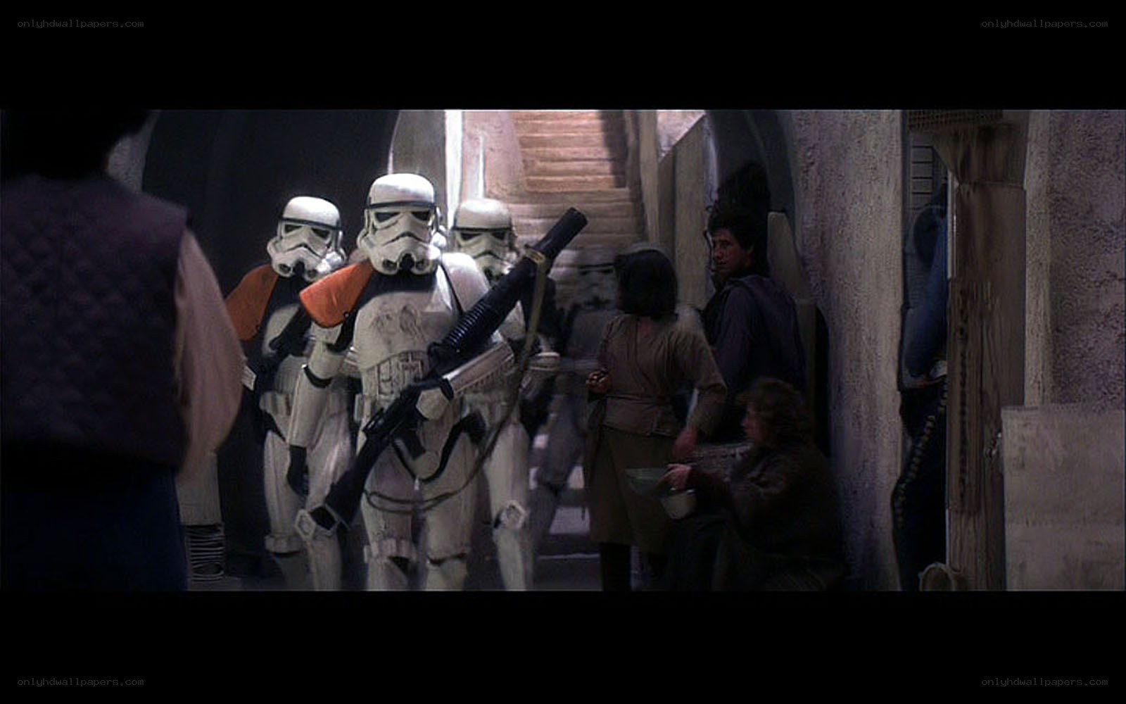 Stormtroopers in a corridor