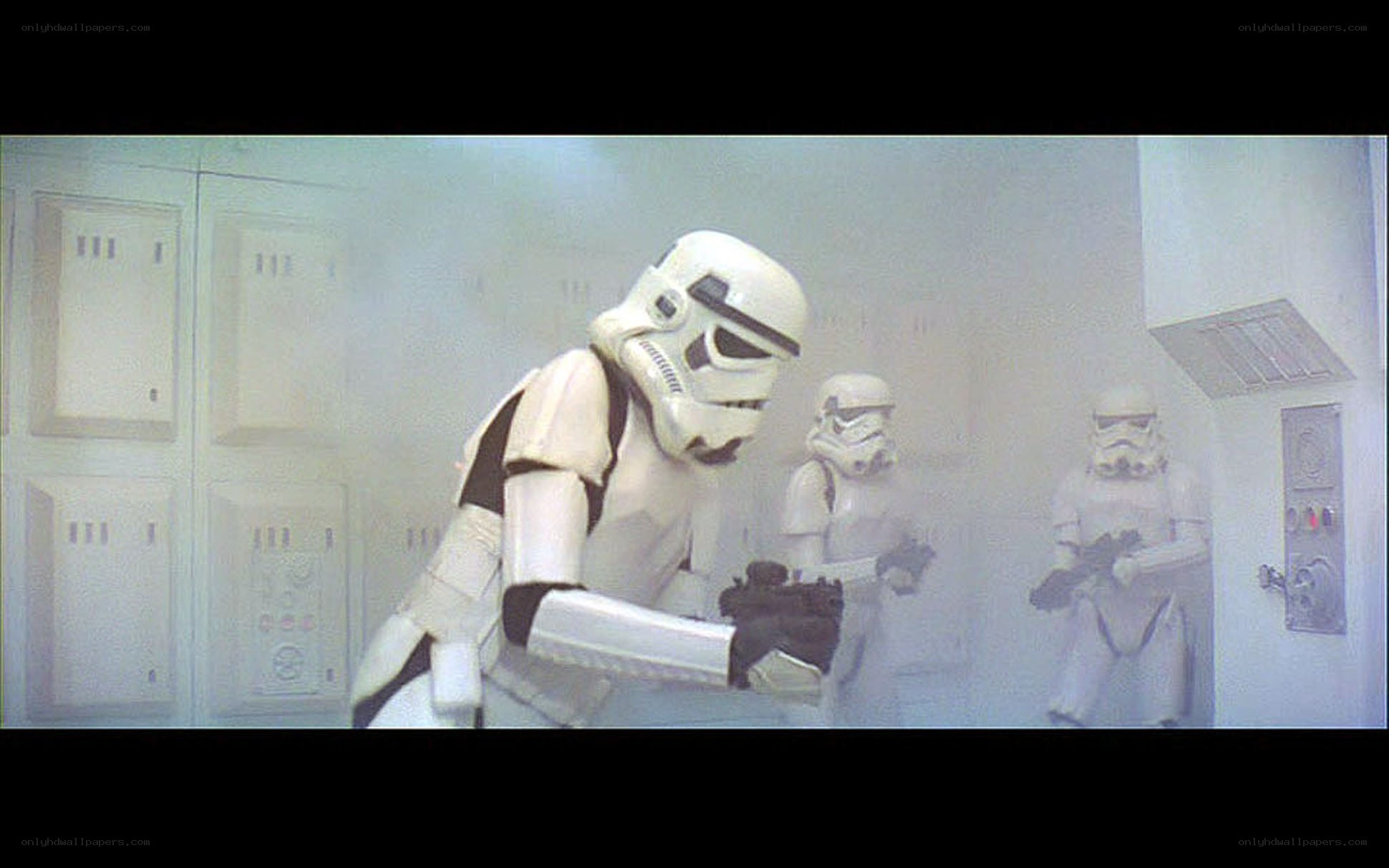 Stormtroopers in a corridor