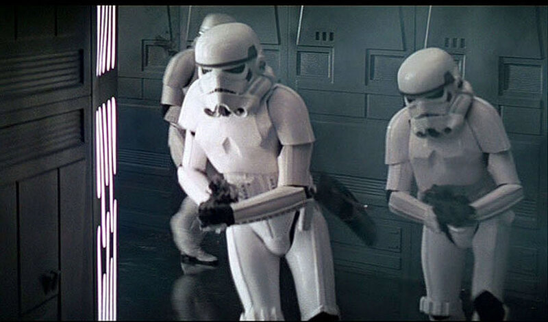 stormtroopers in corridor