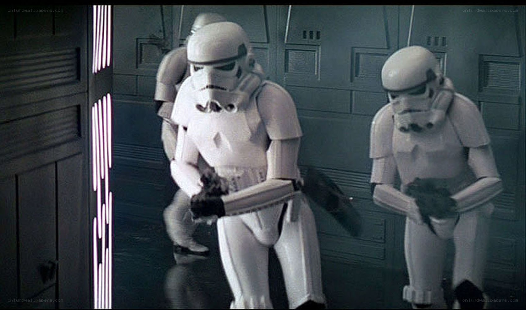 stormtroopers in corridor
