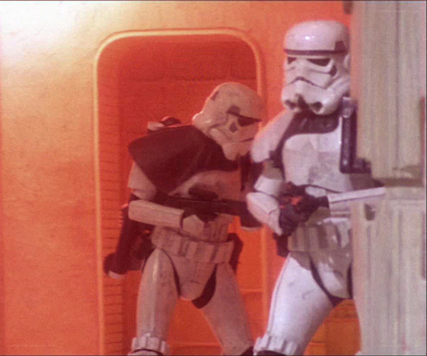 stormtroopers in corridor