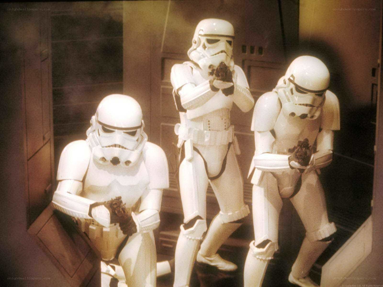 Stormtroopers in corridor