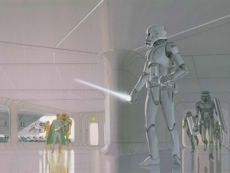 Stormtroopers in corridor