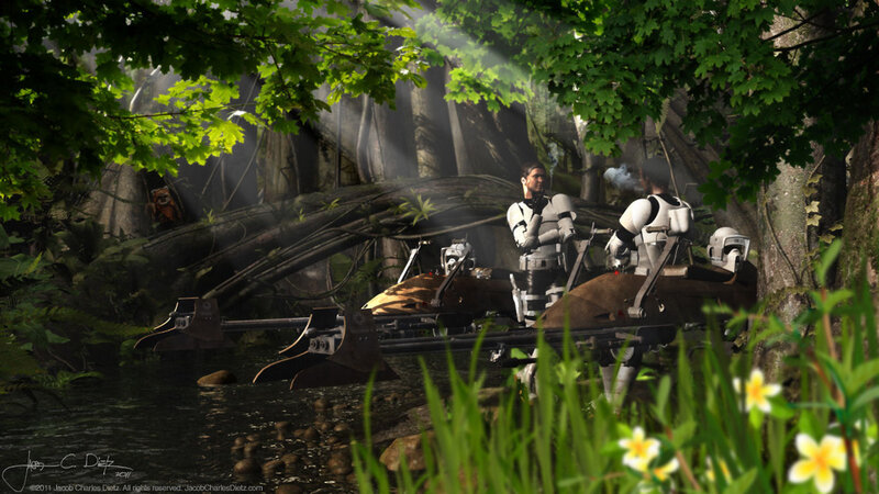 Stormtroopers in Forest