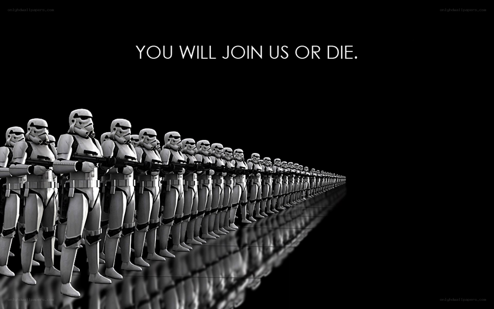 Stormtroopers in formation