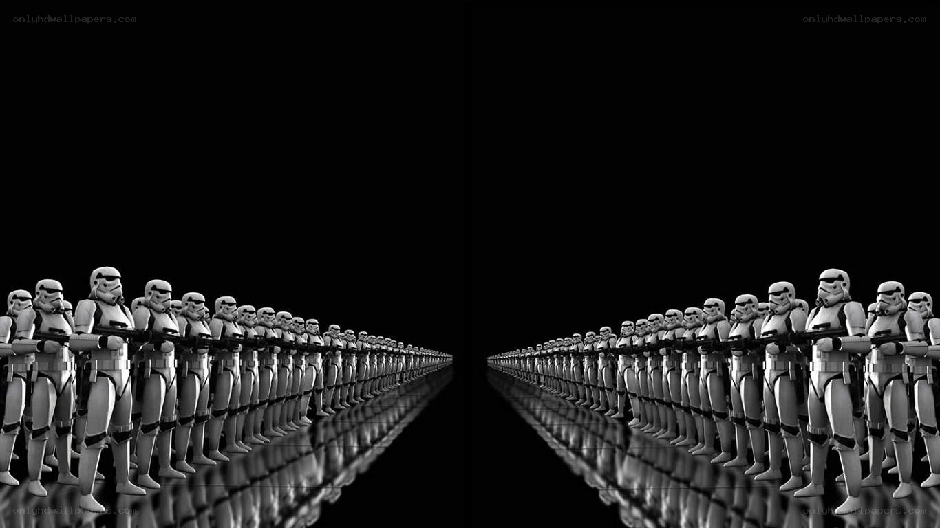 Stormtroopers in formation