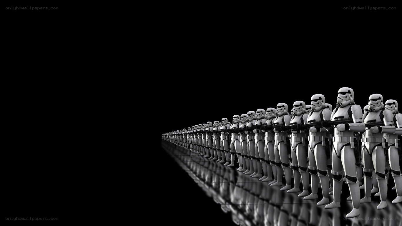 Stormtroopers in formation